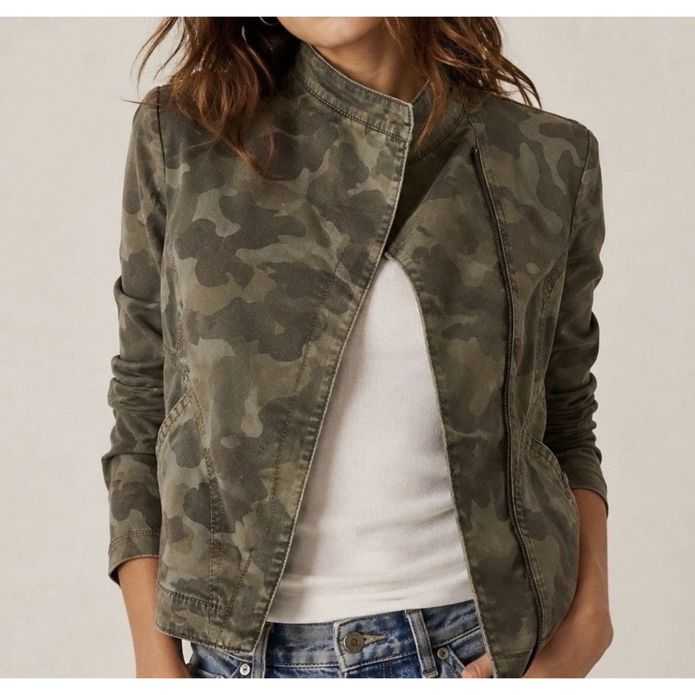 MARRAKECH x Anthropologie | Faravel Camo Moto Jacket XS